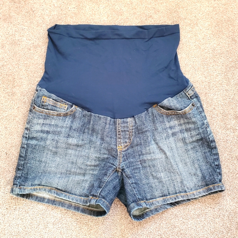 American Star Denim Maternity shorts sz S